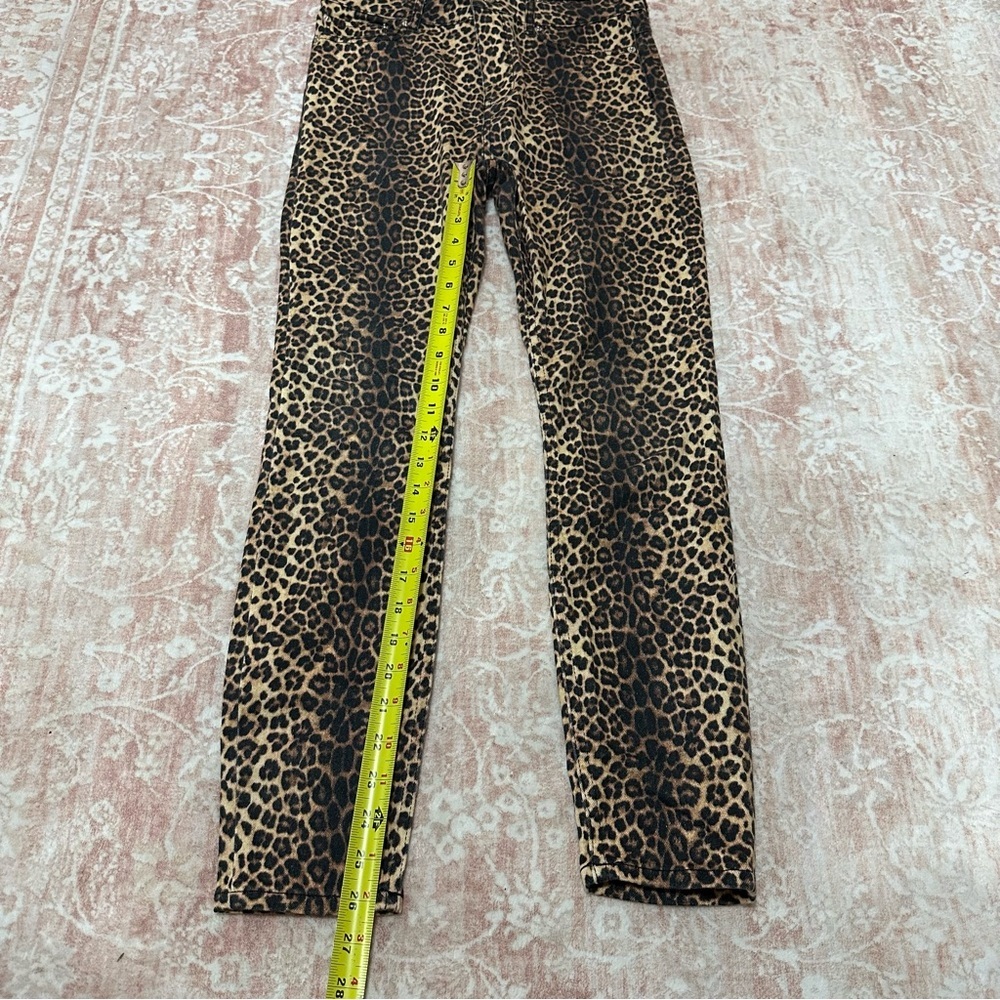 ZARA Leopard Print Skinny Jeans - Picture 6 of 9